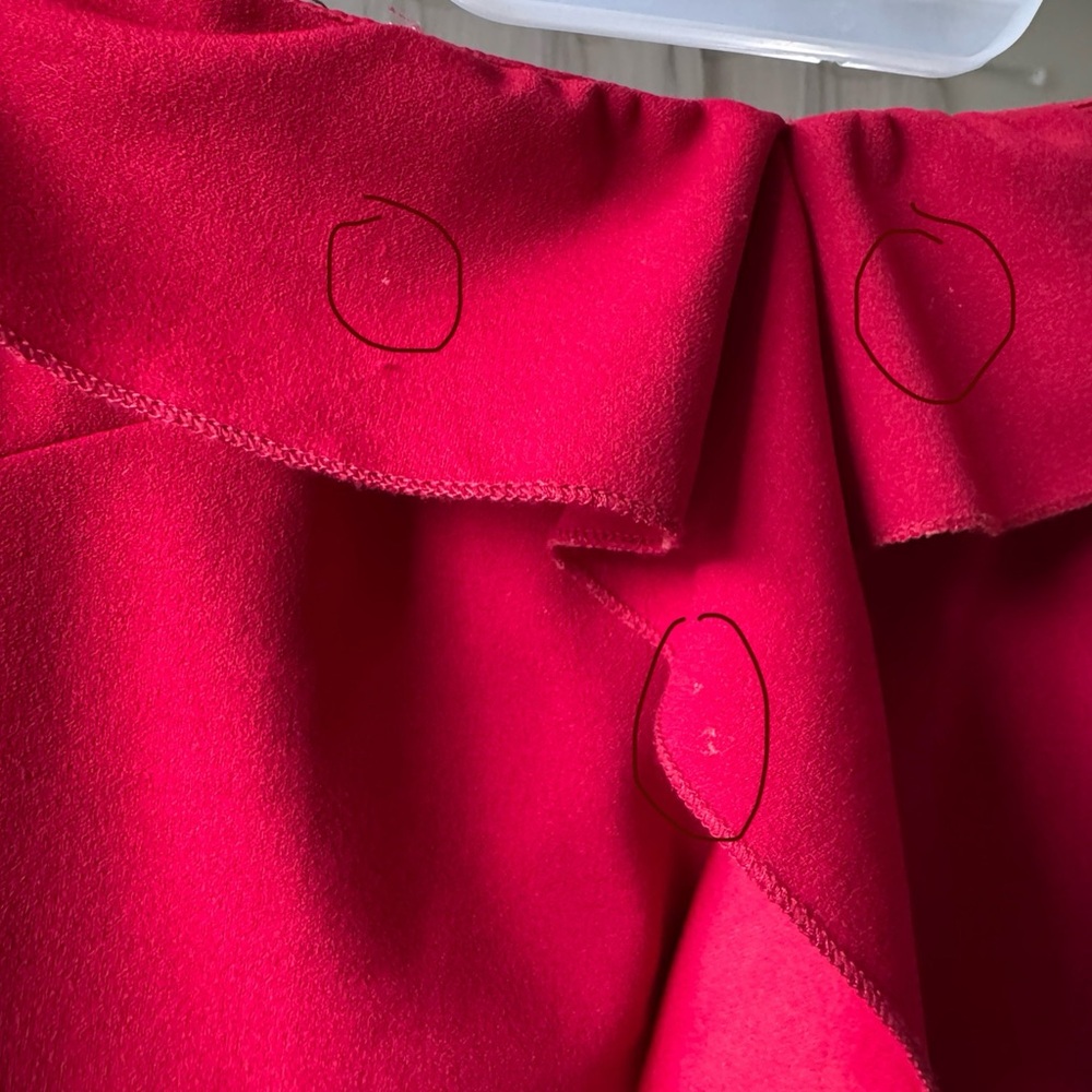 Lulu's Strapless Ruffle Red Dress - Picture 4 of 5